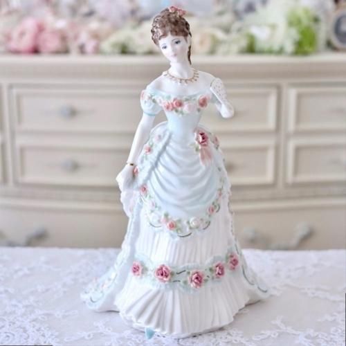 英国　素敵　ロイヤルウースター　ミニフィギュリン　Lady Jane　F3 英国 素敵 ロイヤルウースター ミニフィギュリン Lady Jane