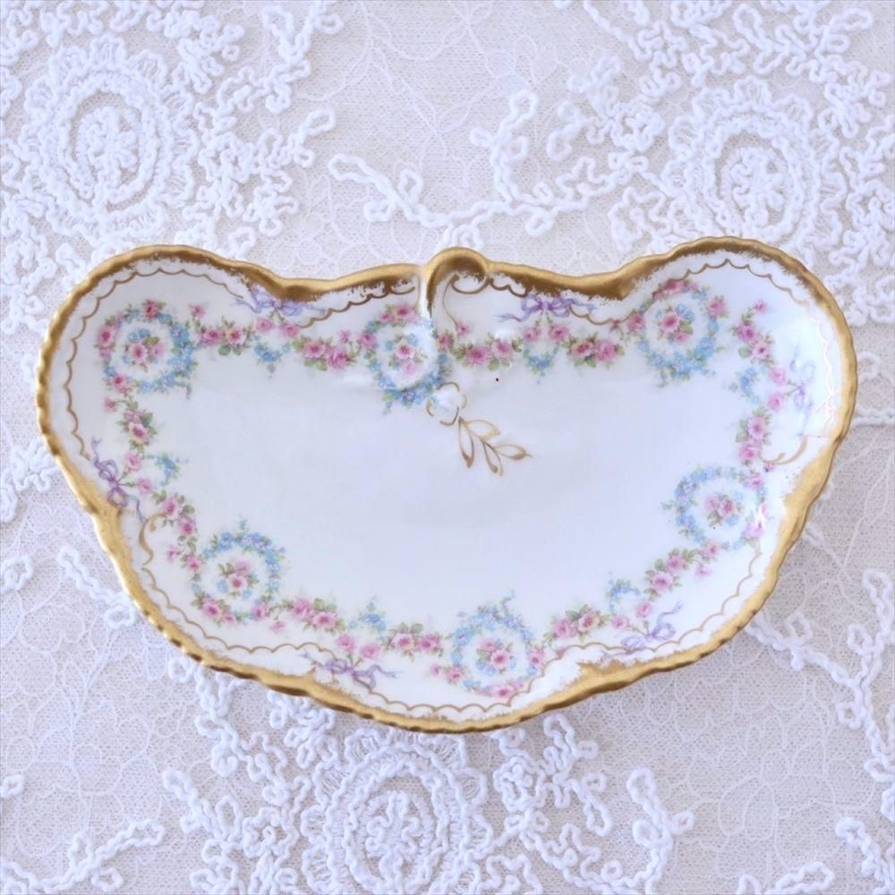 セオドア　アビランド リモージュ 842 クレセントディッシュ　③ セオドア アビランド リモージュ 842 クレセントディッシュ ③