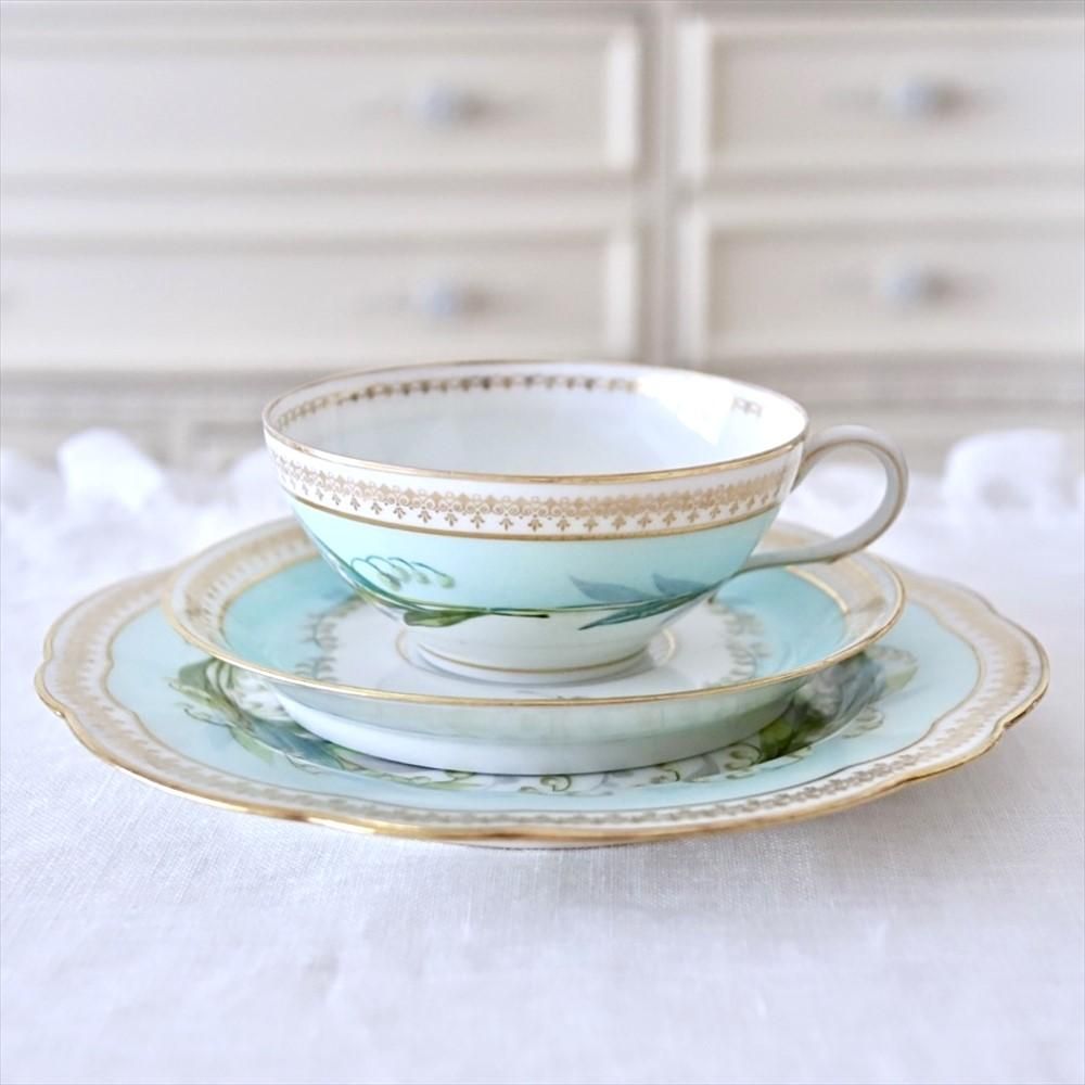 フランス製 LimogesRoyalCapus 美しいレリーフfleur 希少品 フランス製