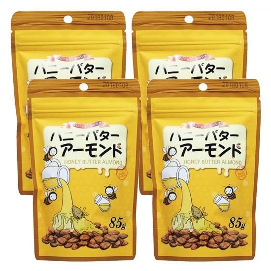 ハニーバターアーモンド 85g 4袋セット 沖縄ちゅら企画webショップ ハニーバターアーモンド 85g 4袋セット 沖縄ちゅら企画webショップ