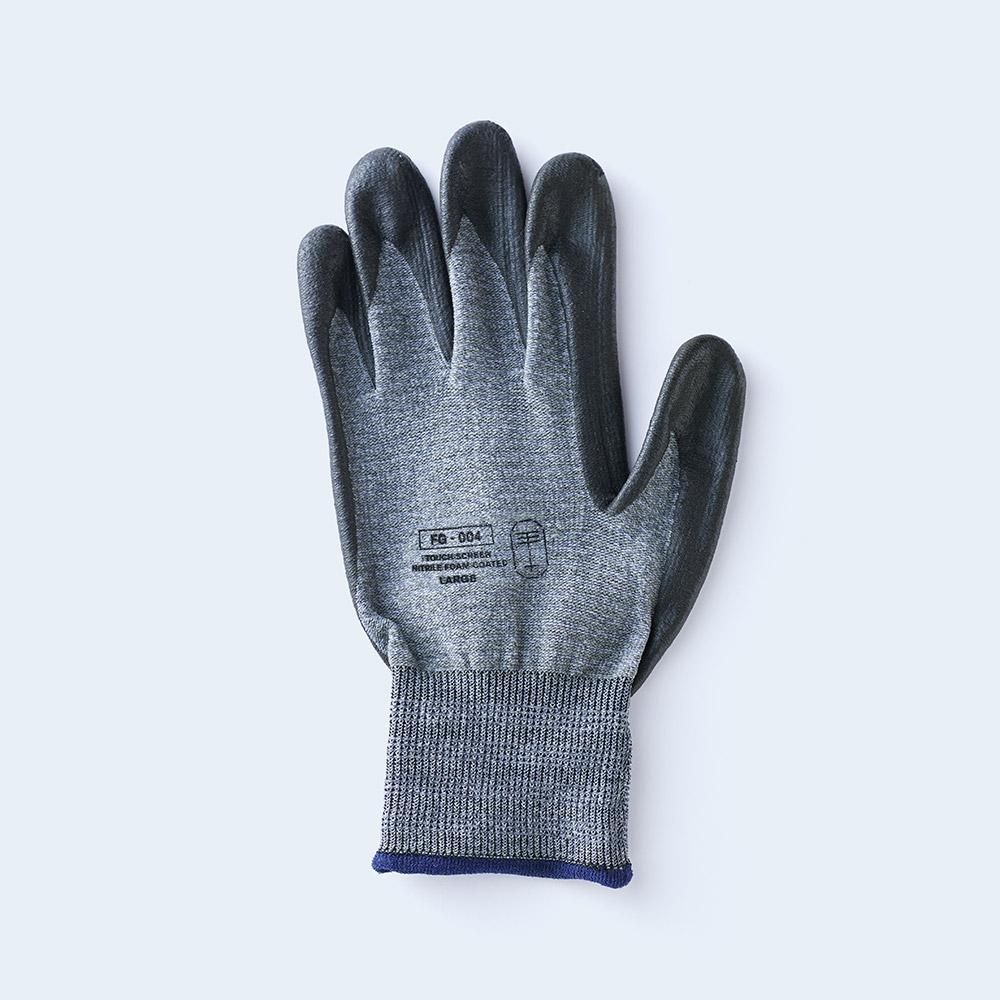 Workers Gloves Large Gray Tet テト スマホ対応の作業用手袋 ワーカーズグローブ
