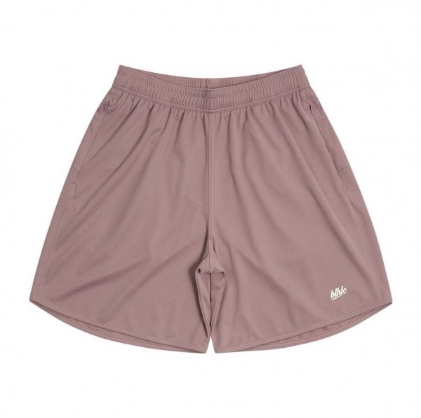Basic Zip Shorts (dusty rose/off white)