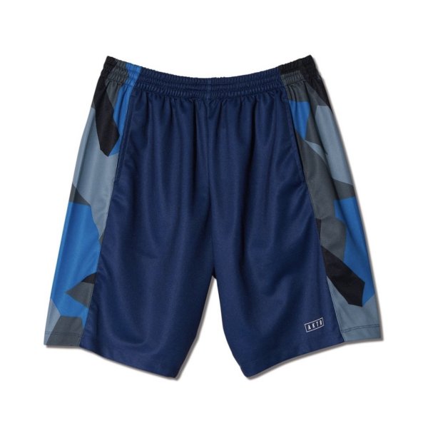 STRUCTURE CAMO PANEL SHORTS NAVY