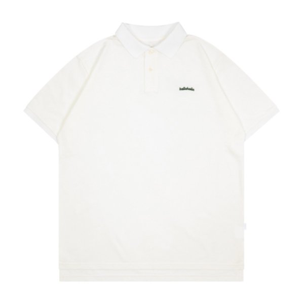 Logo S/S Polo Shirt (off white)
