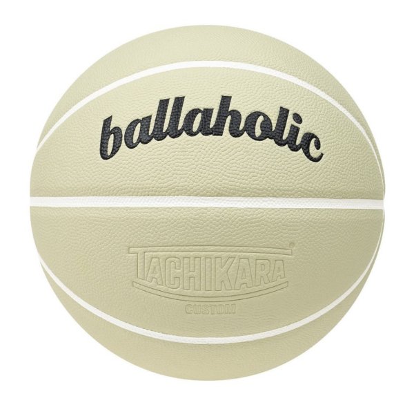 【6号】Playground Basketball / ballaholic x TACHIKARA  (grey beige / black)