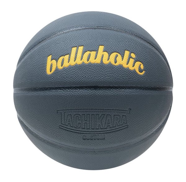 Playground Basketball / ballaholic x TACHIKARA (slate blue/dark navy/yellow)【7号】