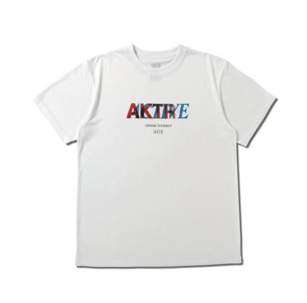 HALFTONE ACTIVE SPORTS TEE WH