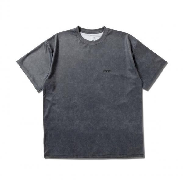 MOCK GARMENT DYED LOOSE FIT SPORTS TEE BK