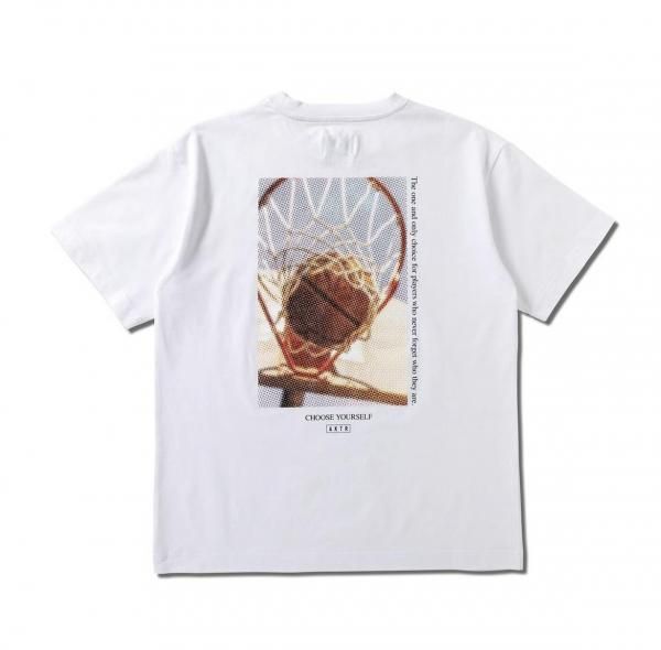 HALFTONE PHOTO TEE WH