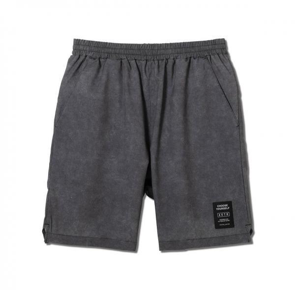 MOCK GARMENT DYED 6.5-INCH ACTIVE SHORTS BK