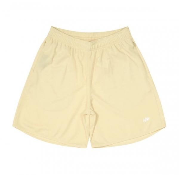 Basic Zip Shorts (lemon ice/white)