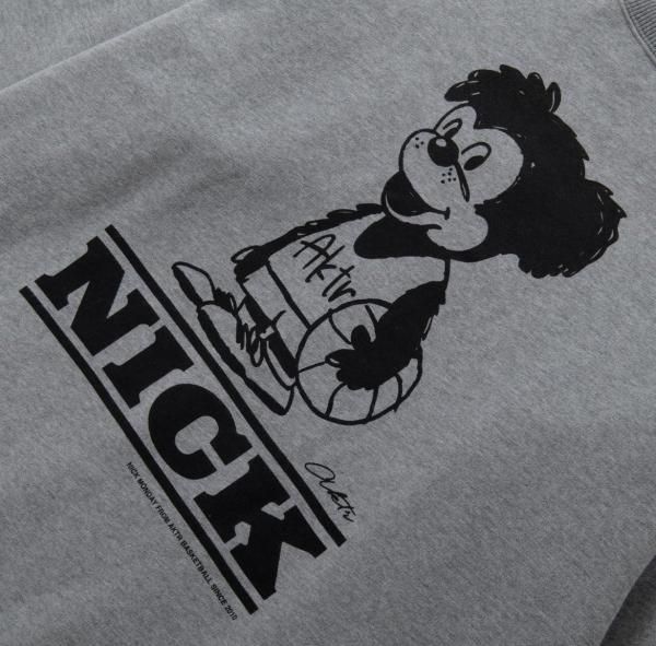 【新品未使用】CARTOON NICK SWEAT CREW NECK GY CARTOON NICK SWEAT CREW NECK GY - 4TH STREET BASKETBALL SHOP