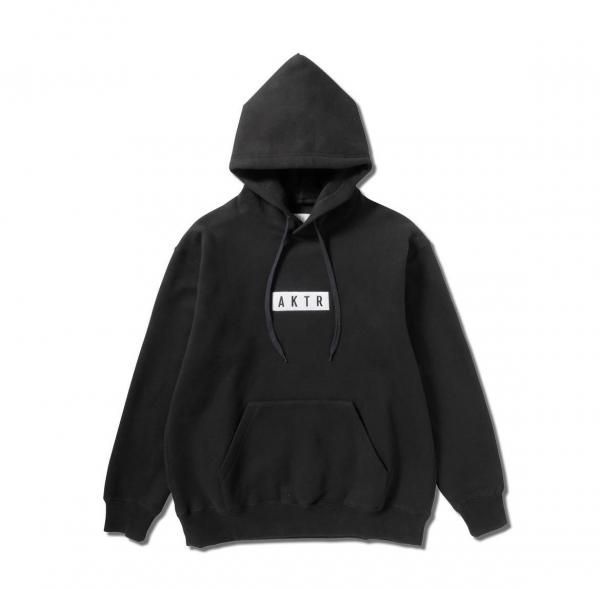AKTR LOGO SWEAT PULLOVER HOODIE BK