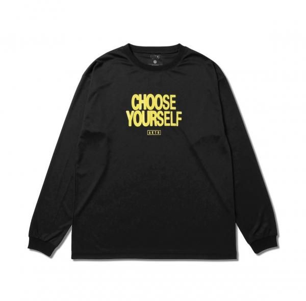 YIN-YANG L/S SPORTS TEE BK