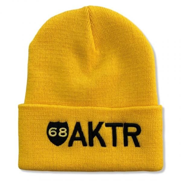 68xAKTR LOGO KNIT CAP YL