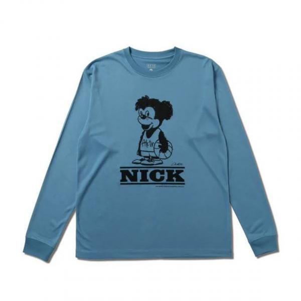 CARTOON NICK L/S SPORTS TEE BL