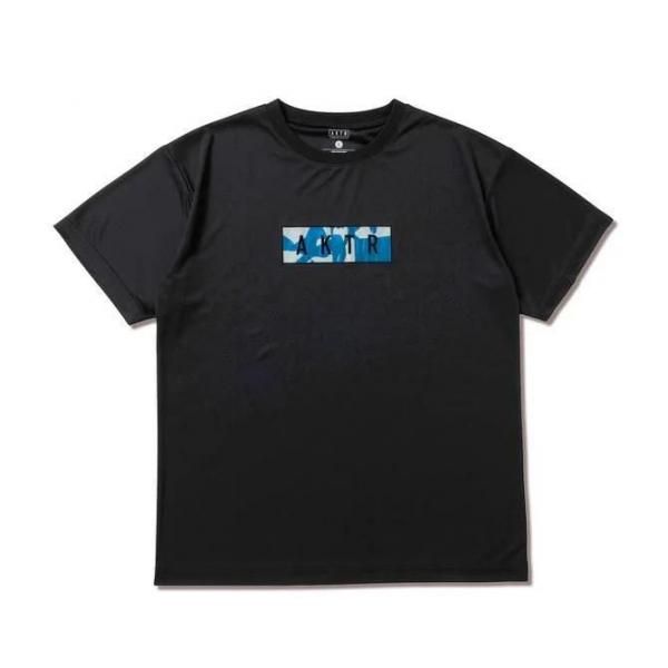 CUT-UP CAMO BOX LOGO SPORTS TEE BK