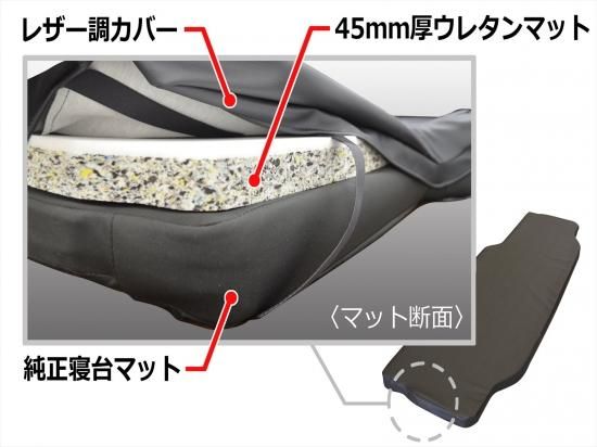 トラック寝台マット　ローレルカバー付き ohuton-seisakusho_neko-005