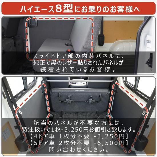 200系 ハイエース DX 標準ボディ 5ドア ジャストロー仕様車専用