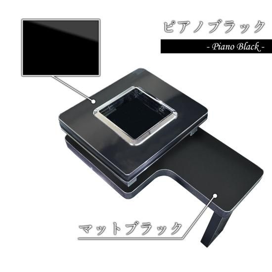 【美品】IGTテーブル ブラック サイドストレージ＆ドリンクホルダー付属 20ギガ サイドテーブル ドリンクホルダ付