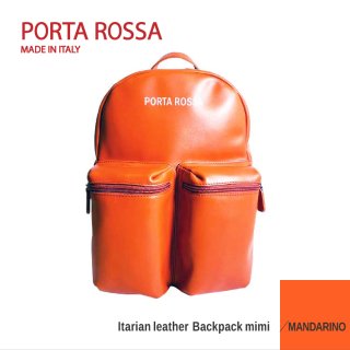 PORTAROSSA  BACKPACK mini  Хåѥå åå 8L ꥢ Itary orange ܳ 쥶  ȥ٥ եå㡼