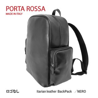 PORTAROSSA  BACKPACK ブラック バックパック リュックサック 約15L イタリア製 Itary black 本革 レザー 通勤 ジム 旅行 トラベル ギフト 父の日 フレッシャーズ<img class='new_mark_img2' src='https://img.shop-pro.jp/img/new/icons23.gif' style='border:none;display:inline;margin:0px;padding:0px;width:auto;' />