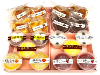 焼菓子と冷菓の玉手箱　(９種類⇒１８個)　　　　　　(3,660円➽3,500円)