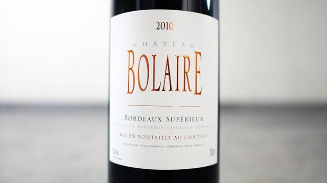 2700] Chateau Bolaire Bordeaux Superieur 2010 Chateau