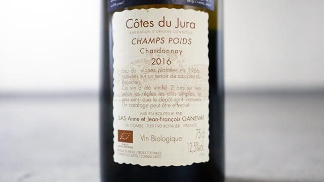 5250] Chardonnay Champs poids 2016 Anne & Jean-Francois