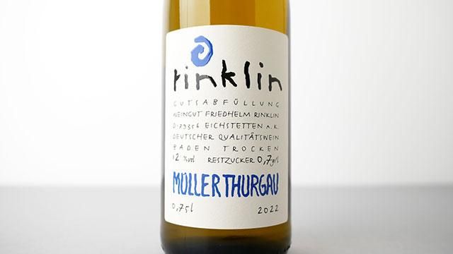 1920] Muller-Thurgau trocken 2022 Rinklin / ミュラー