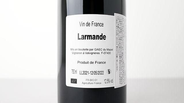 2640] Larmand 2021 Le Mazel / ラルマンド 2021 ル・マゼル