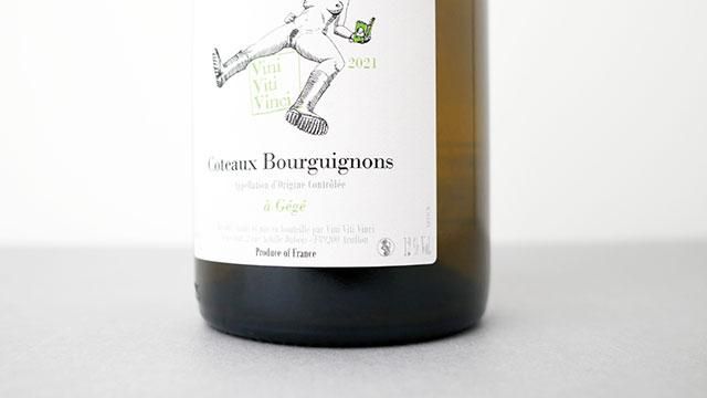 2800] Coteaux Bourguignons Blanc a Gege 2021 Vini Viti Vinci