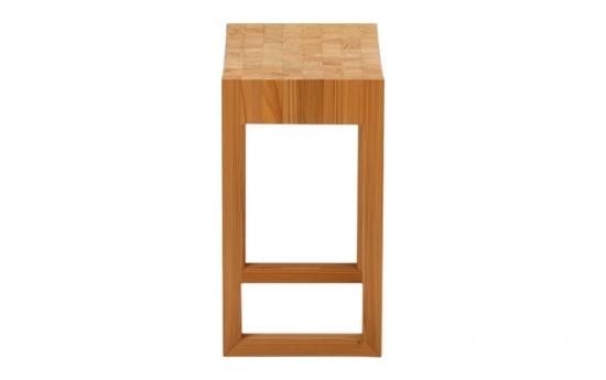 こだわりの「五角形寄木スツール」　ねじれ五角形におどろき！！ 三角スツール SANKAKU [ triangle ] stool | 飛騨高山 家具工房