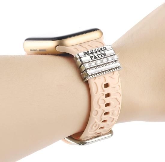 アップルウォッチ 装飾 リング アクセサリー 腕時計の装飾 腕時計バンド アップルウォッチ バンド ベルト チャームアクセサリー 女性