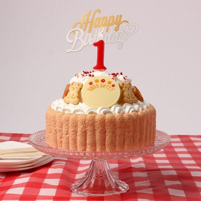 ファーストバースデーケーキ 2段 | 誕生日ケーキ | スマッシュケーキ