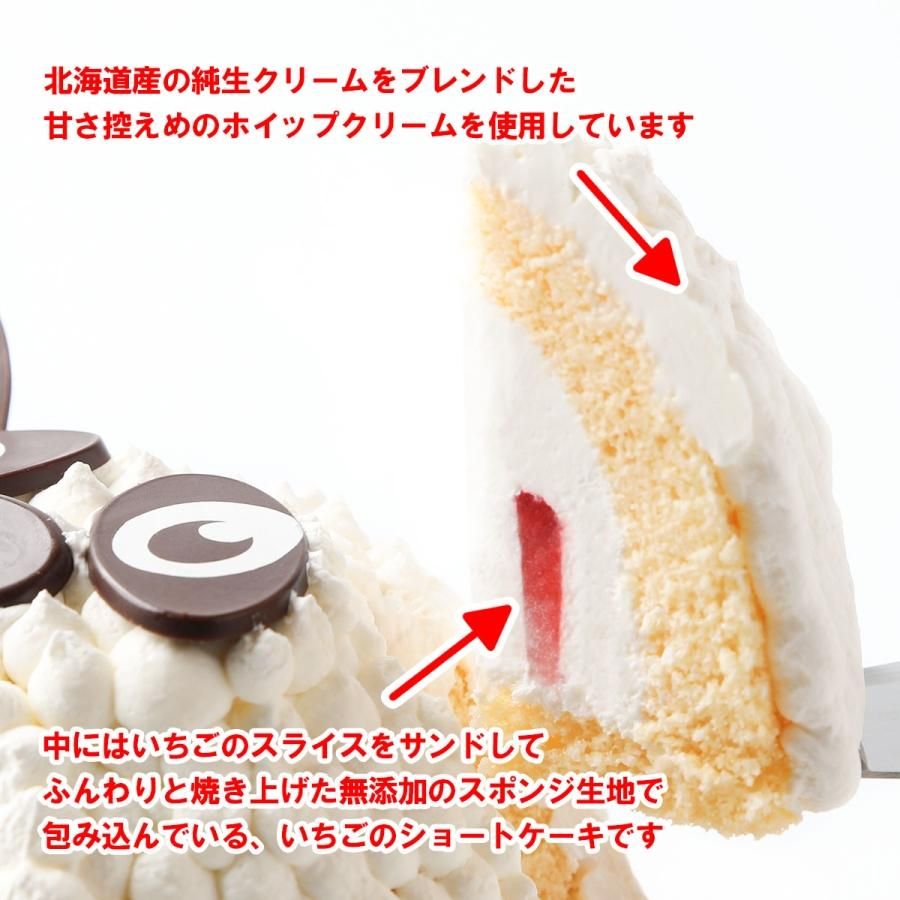 パンダの立体ケーキをかわいい着ぐるみ風のバースデーケーキにして通販でお届けします