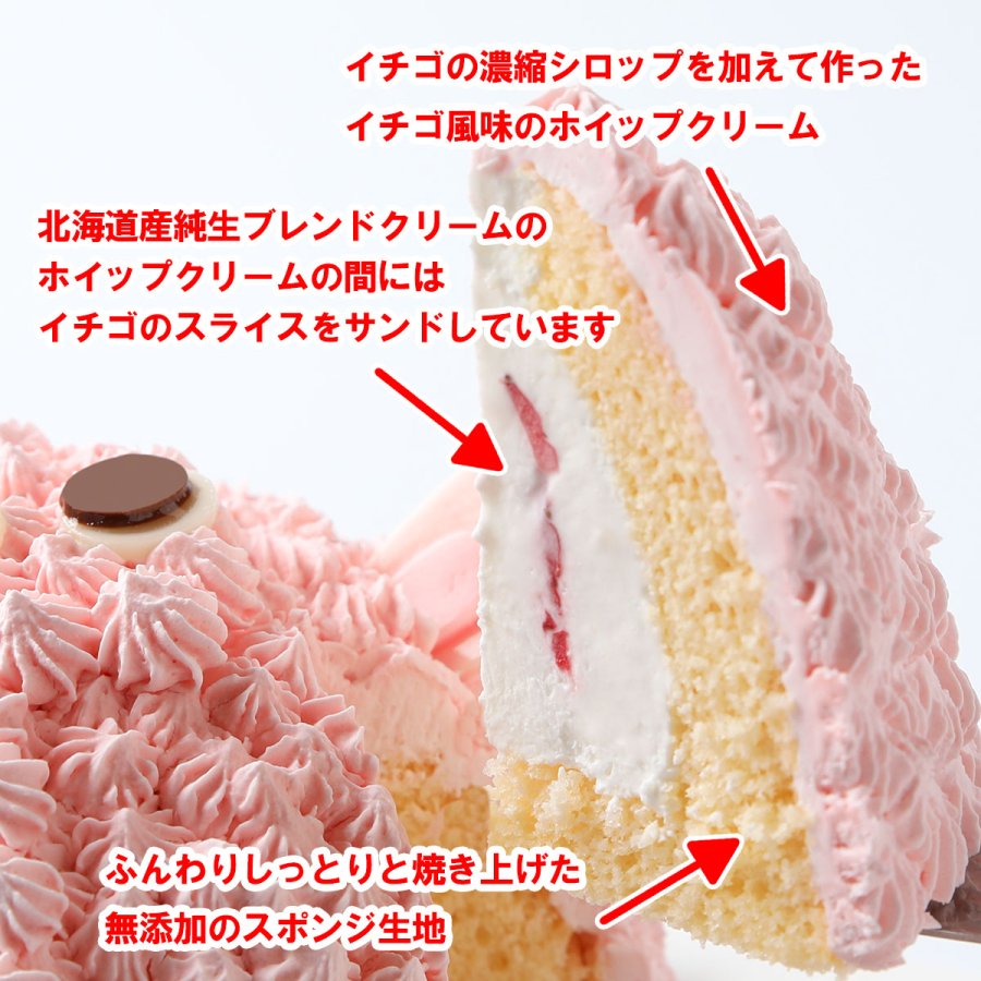 バースデーにおすすめの写真ケーキはうさぎの立体ケーキに顔写真をはめ込んで作ったユニークなどうぶつケーキを通販でお届けします