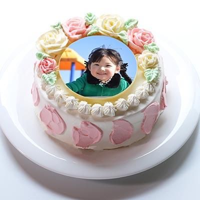 フラワー写真ケーキは女性に人気のバースデーケーキ 通販でお届けします