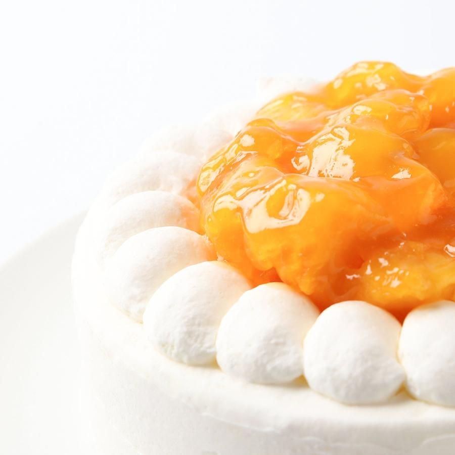 マンゴーのバースデーケーキ4号【2～3人分】のカップルサイズを通販