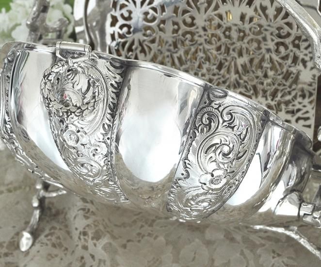 シルバープレート】c.1900 ビスケットウォーマー Mappin&Webb