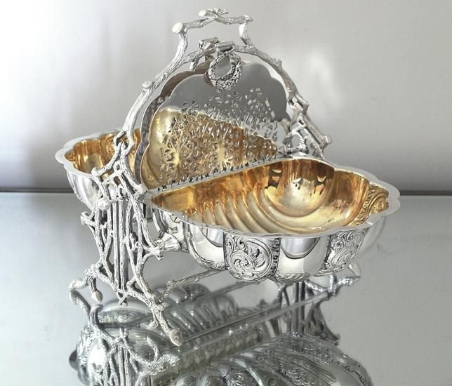 シルバープレート】c.1900 ビスケットウォーマー Mappin&Webb