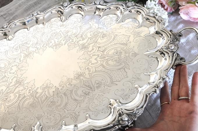 イギリスアンティーク☆シルバープレート☆アンティークシルバー イギリス製 アンティーク 純銀 シルバーポット 1827年