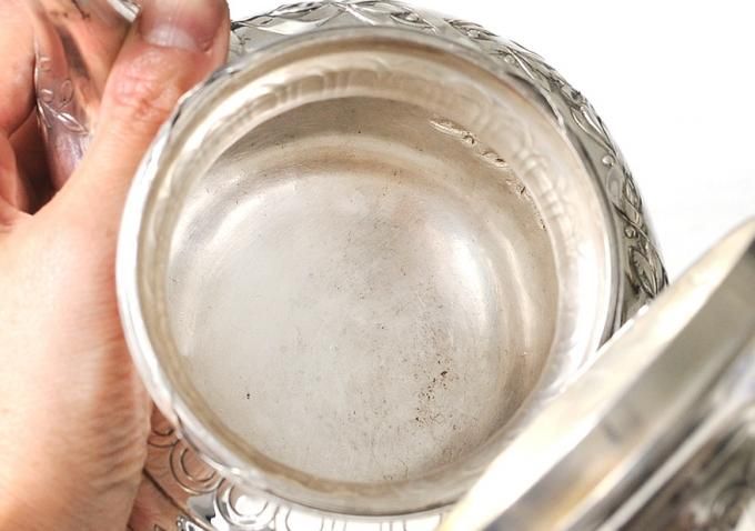 フレンチアンティークシルバー【純銀950】ティーポット - Edwardian