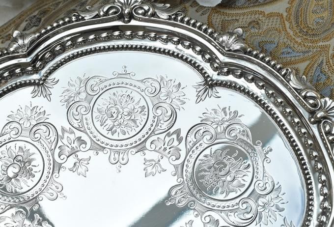 英国アンティーク銀器【シルバープレート】サルヴァ 31.4cm 英国アンティーク銀器【シルバープレート】サルヴァ 31.4cm
