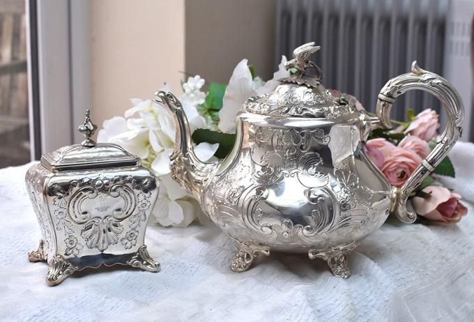 【高級銀器】クリアライトシルバー ティーセット4点未使用 61PeQ2FErTL._UF350,350_QL50_.jpg