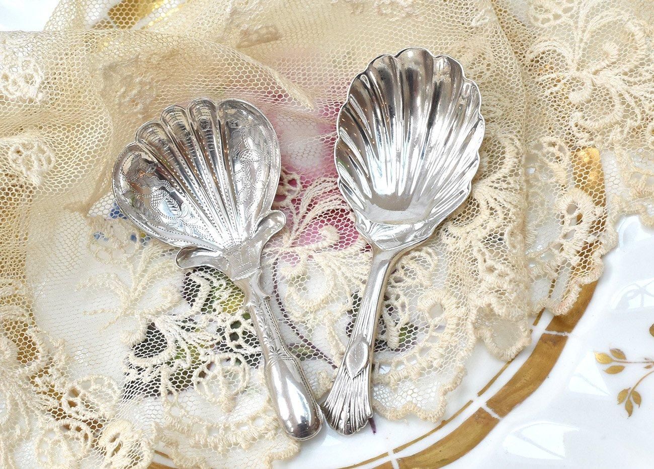 純銀】1919年 キャディースプーン - Edwardian Dreams Antiques