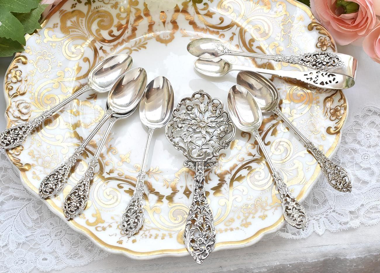 純銀 シルバー ボンボンディッシュ 小物 アンティーク 2個セット 純銀