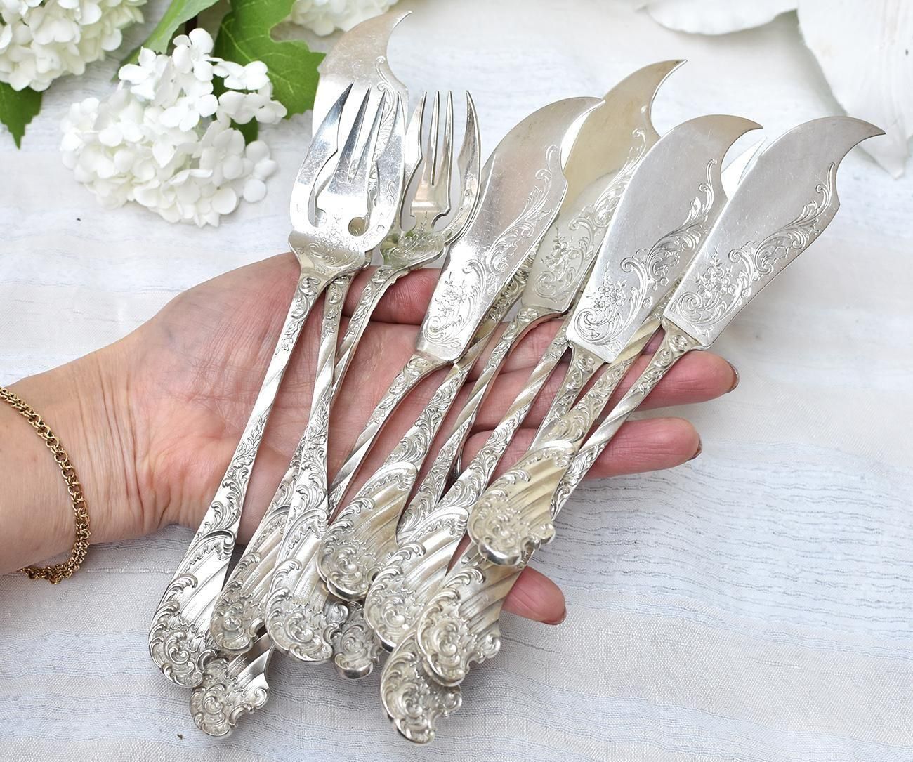 純銀（スターリングシルバー92.5%・銀800その他） - Edwardian Dreams