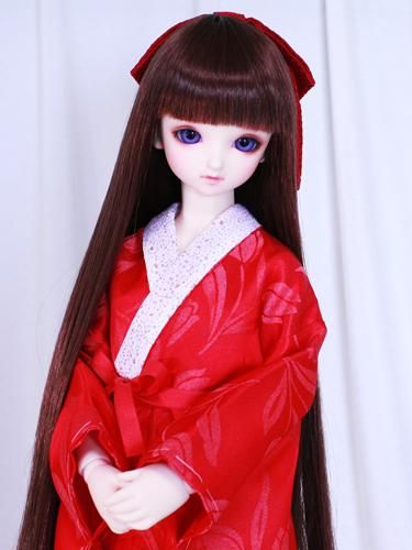 SD16少女&13少年 裾引き振袖&襦袢