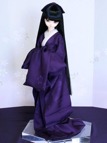 裾引き長襦袢と前帯のセット 深紫SD・13SD・DD共通n-0172 - 彩花